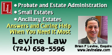 Law Levine, LLC - Estate Attorney in Du Bois PA for Probate Estate Administration including small estates and ancillary estates